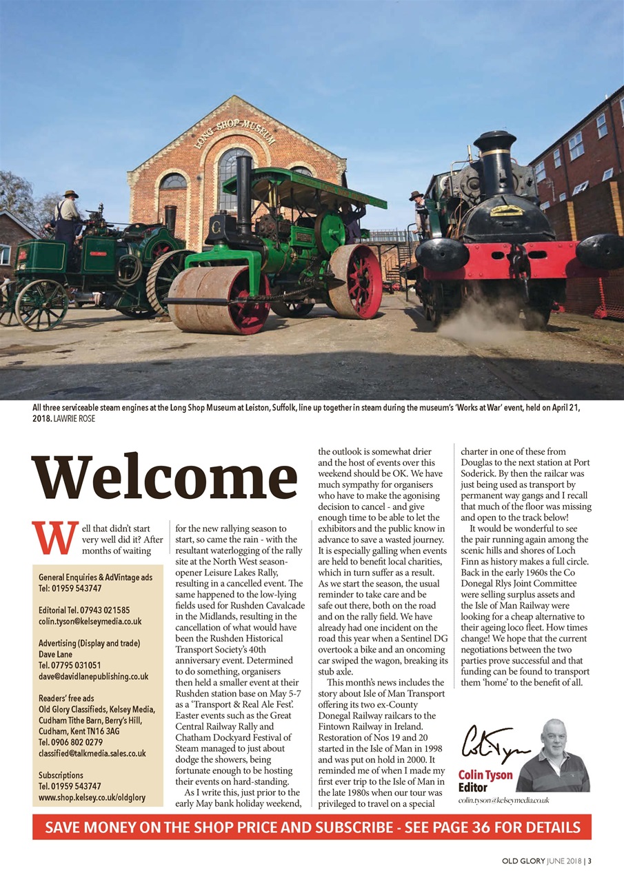 Old Glory Magazine Preview Pages