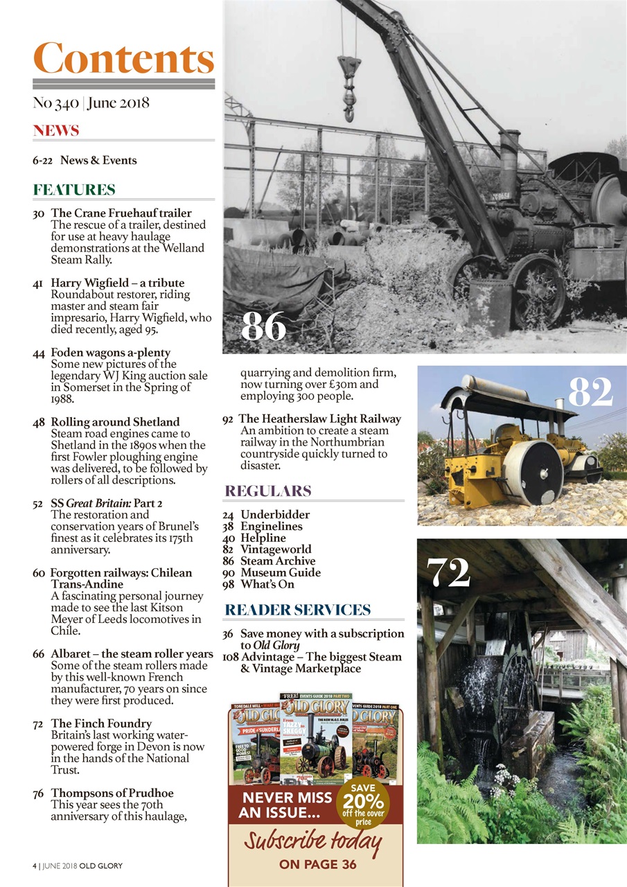 Old Glory Magazine Preview Pages