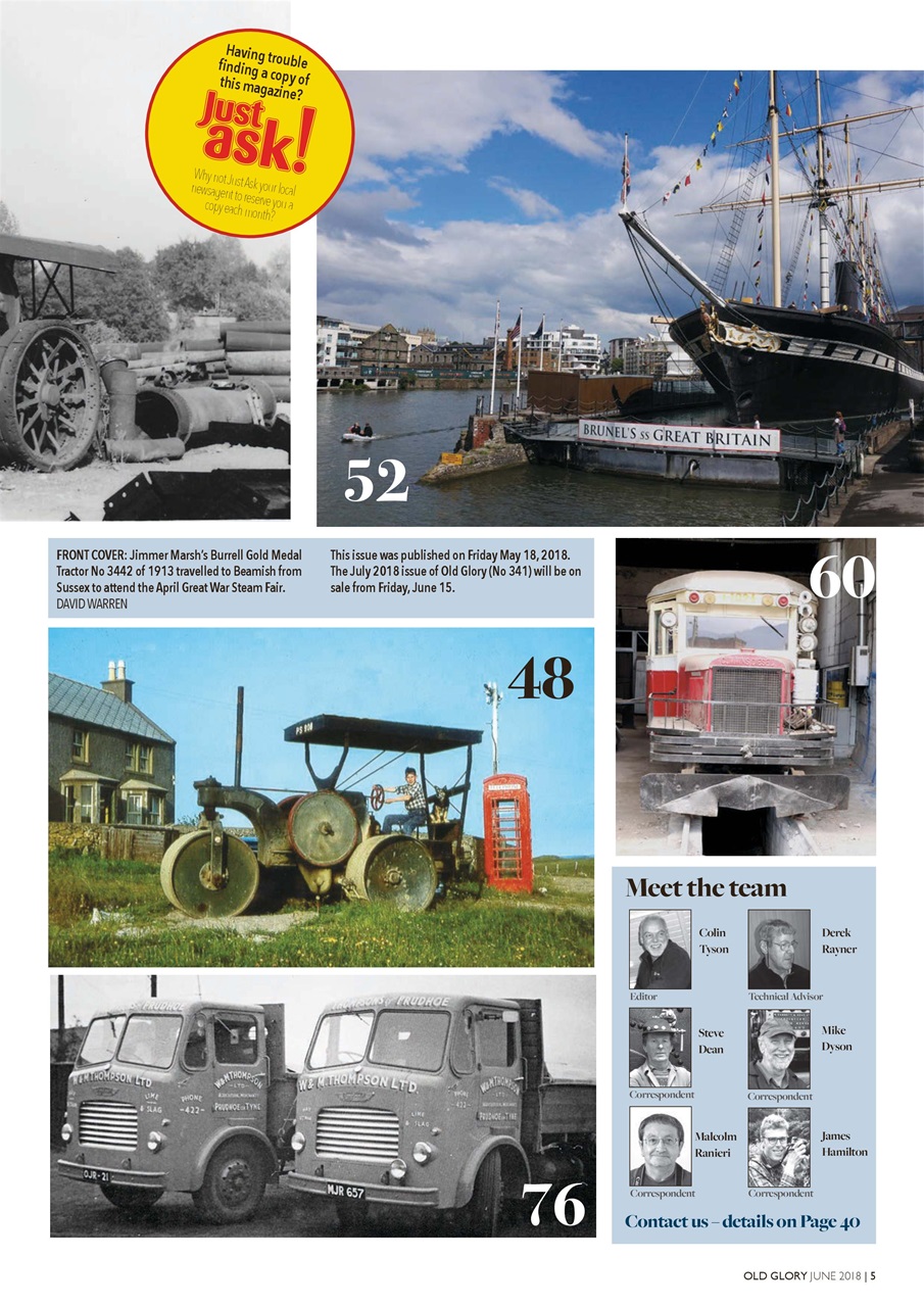 Old Glory Magazine Preview Pages