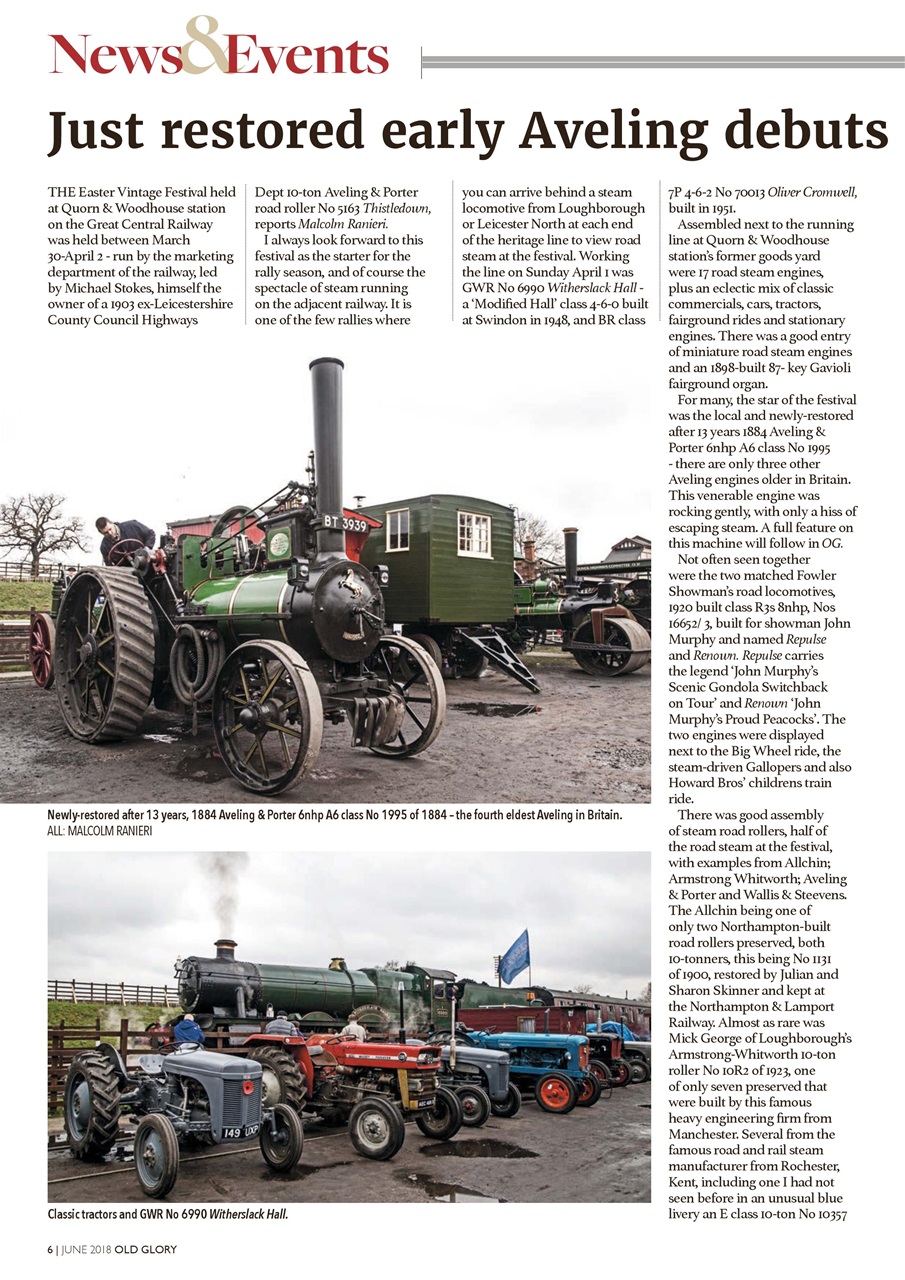 Old Glory Magazine Preview Pages