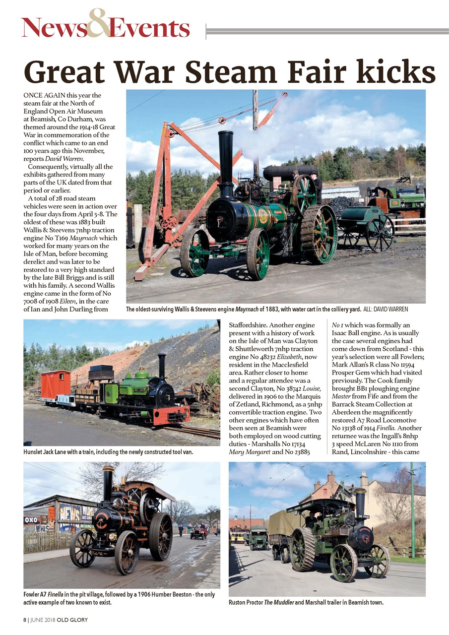 Old Glory Magazine Preview Pages