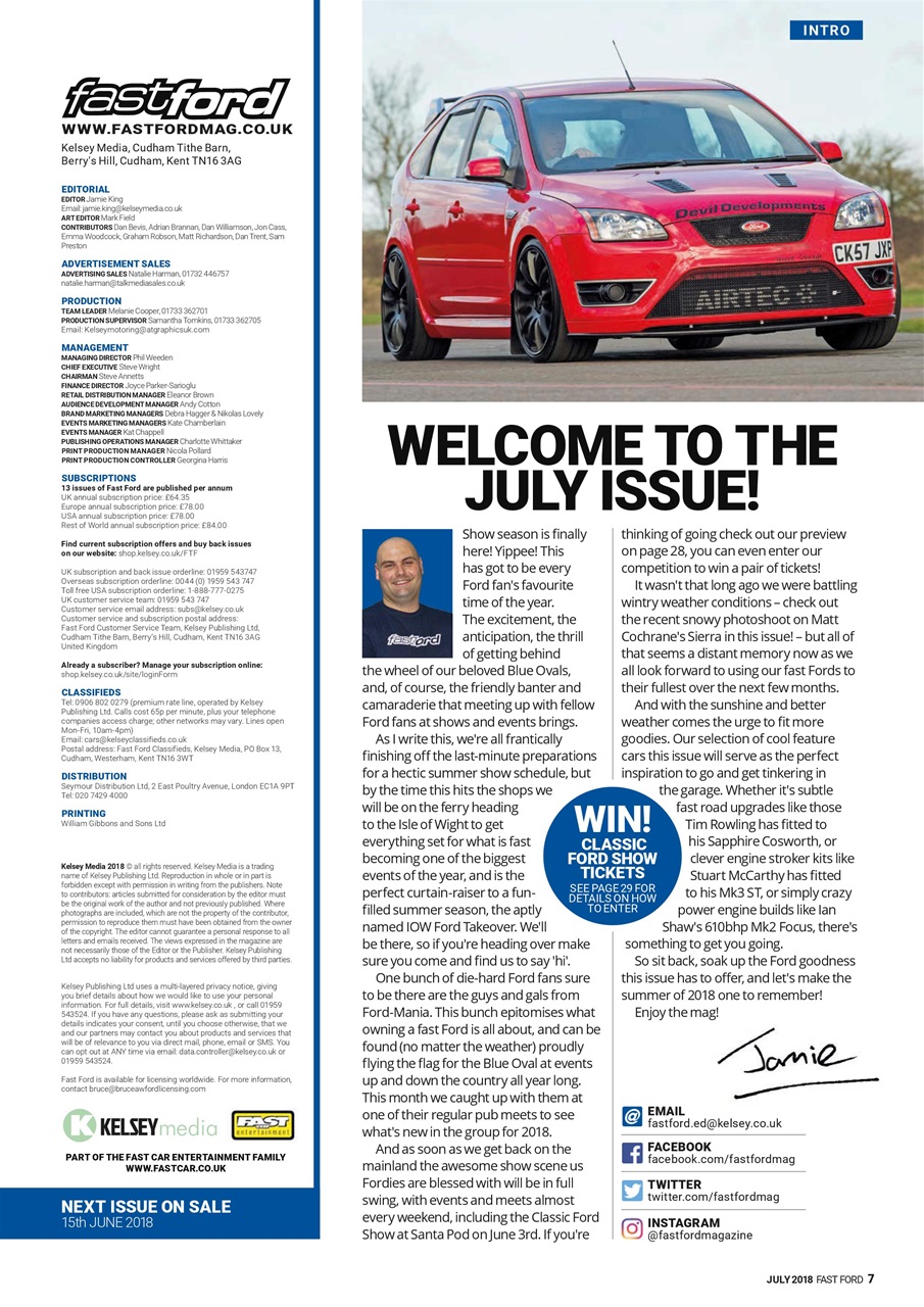 Fast Ford Preview Pages