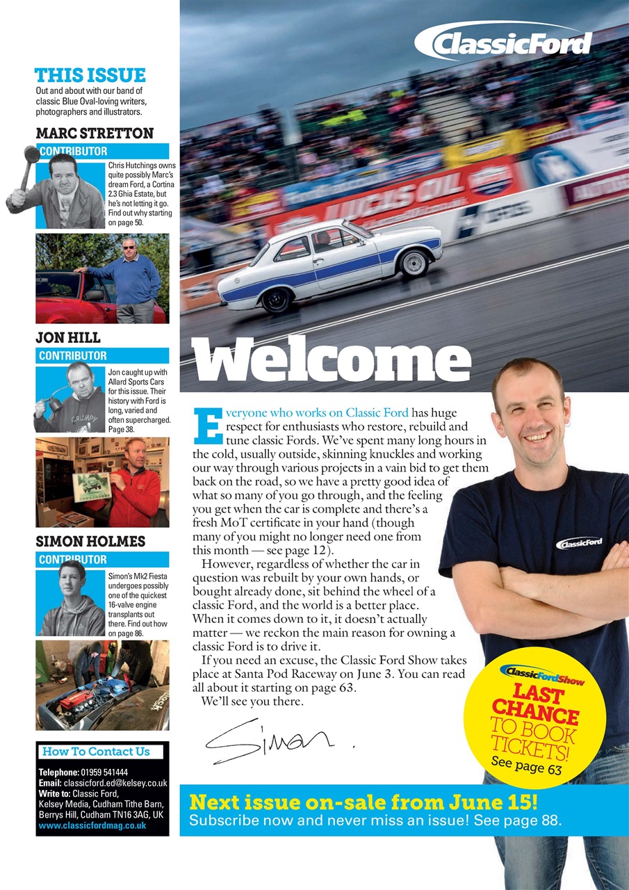 Classic Ford Preview Pages