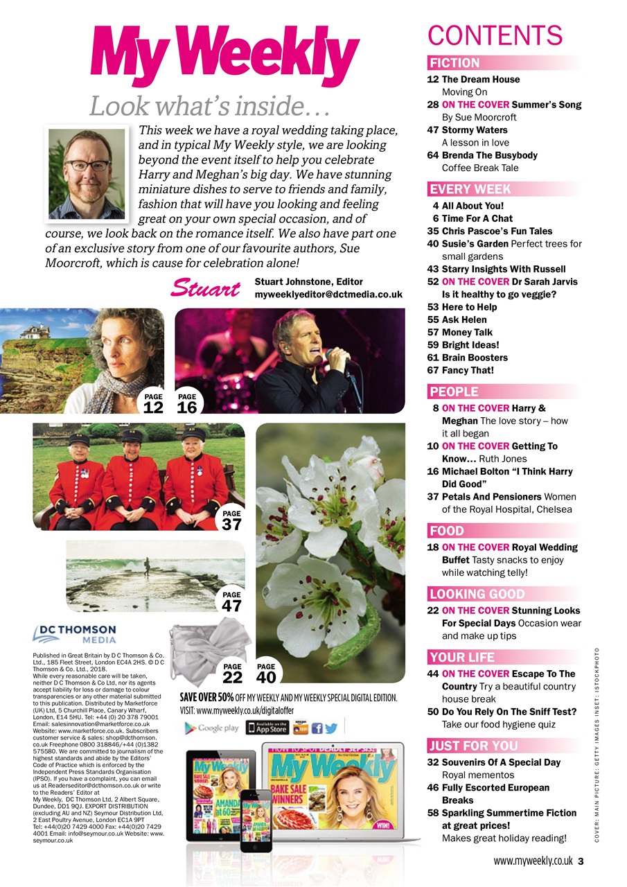 My Weekly Preview Pages