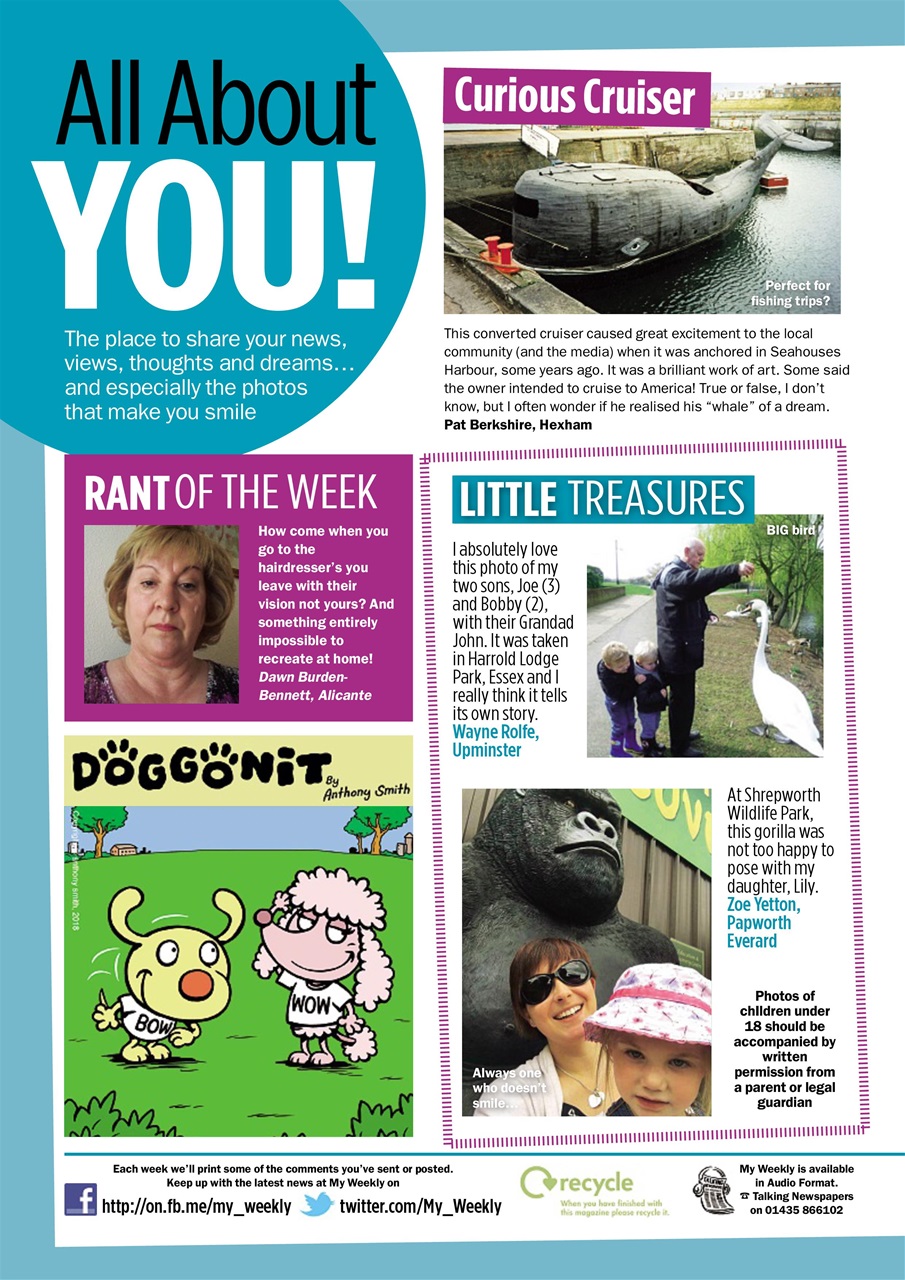 My Weekly Preview Pages