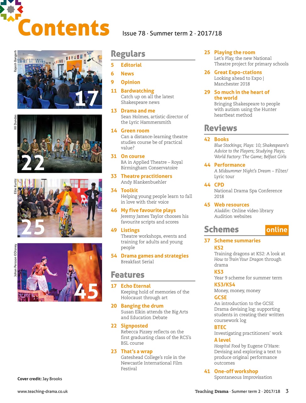 Drama and Theatre Preview Pages