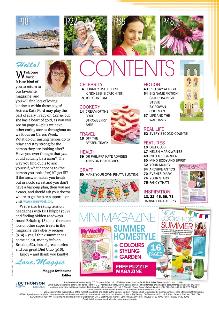 My Weekly Special Preview Pages