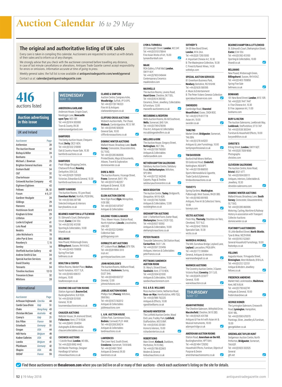 Antiques Trade Gazette Preview Pages