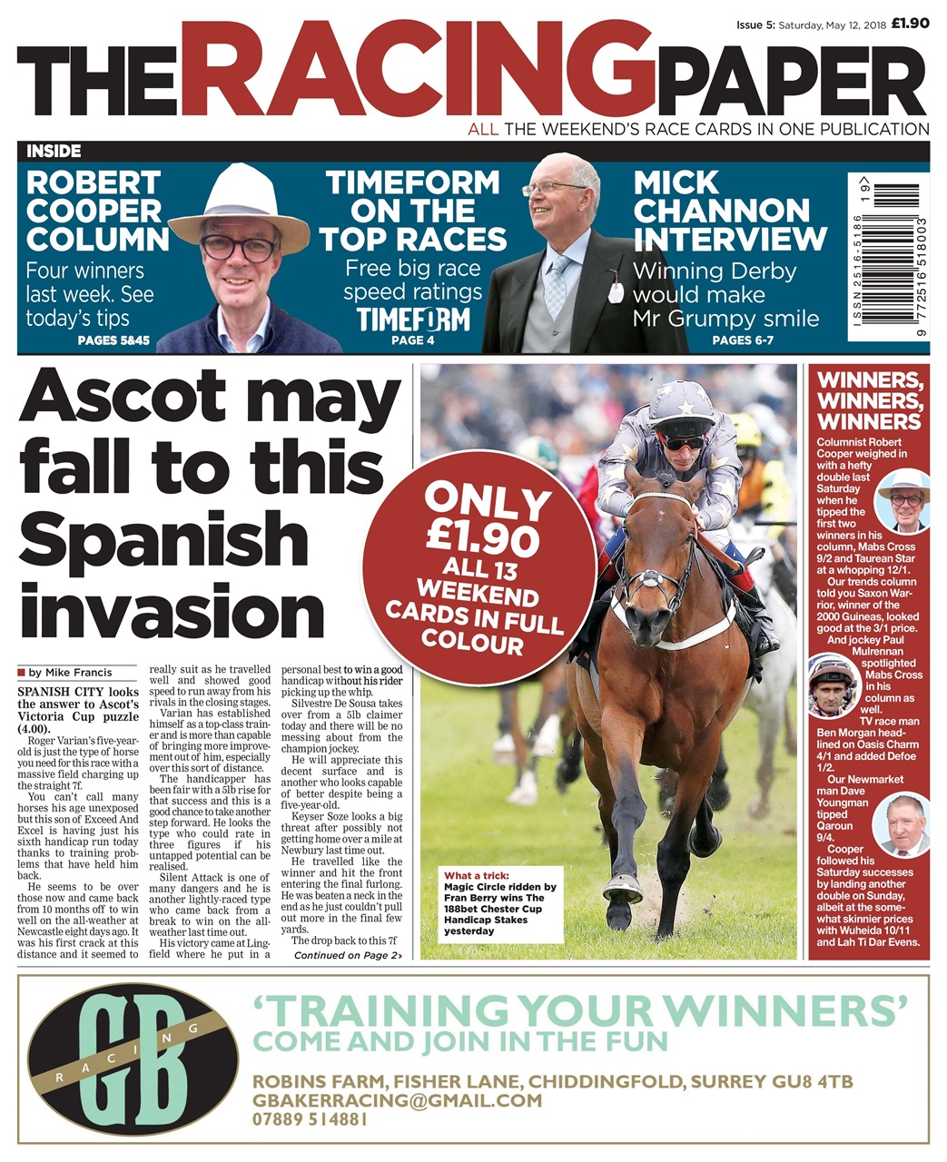 The Racing Paper Preview Pages