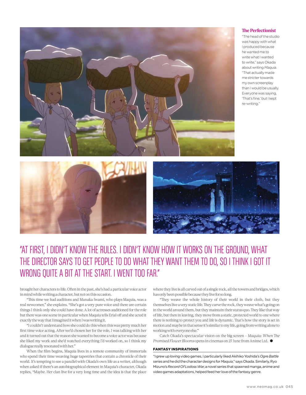 NEO Magazine Preview Pages