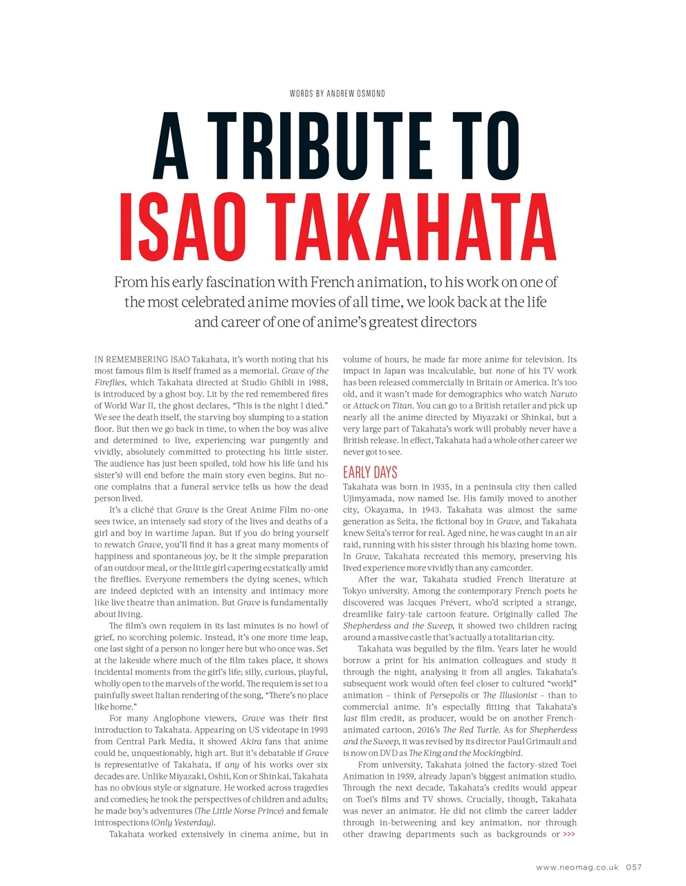 NEO Magazine Preview Pages