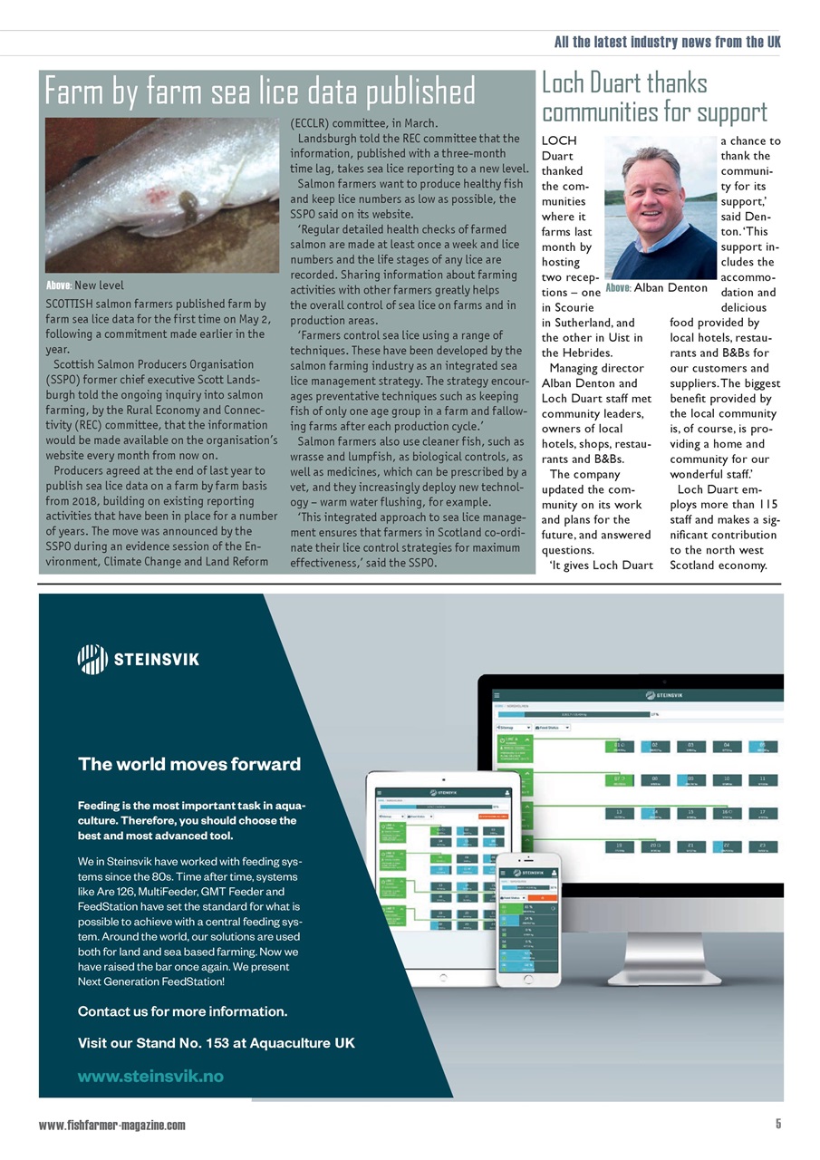 Fish Farmer Magazine Preview Pages