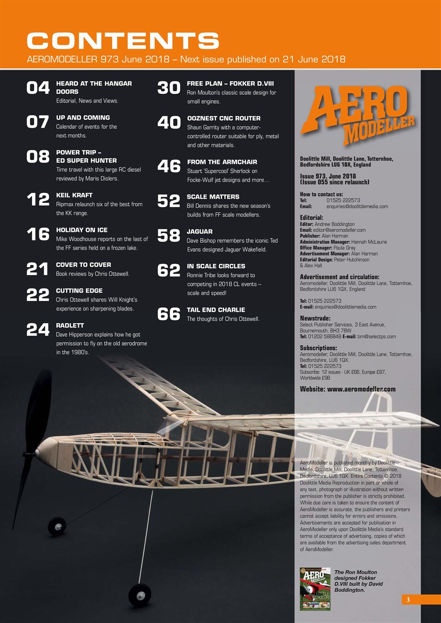 AeroModeller Preview Pages