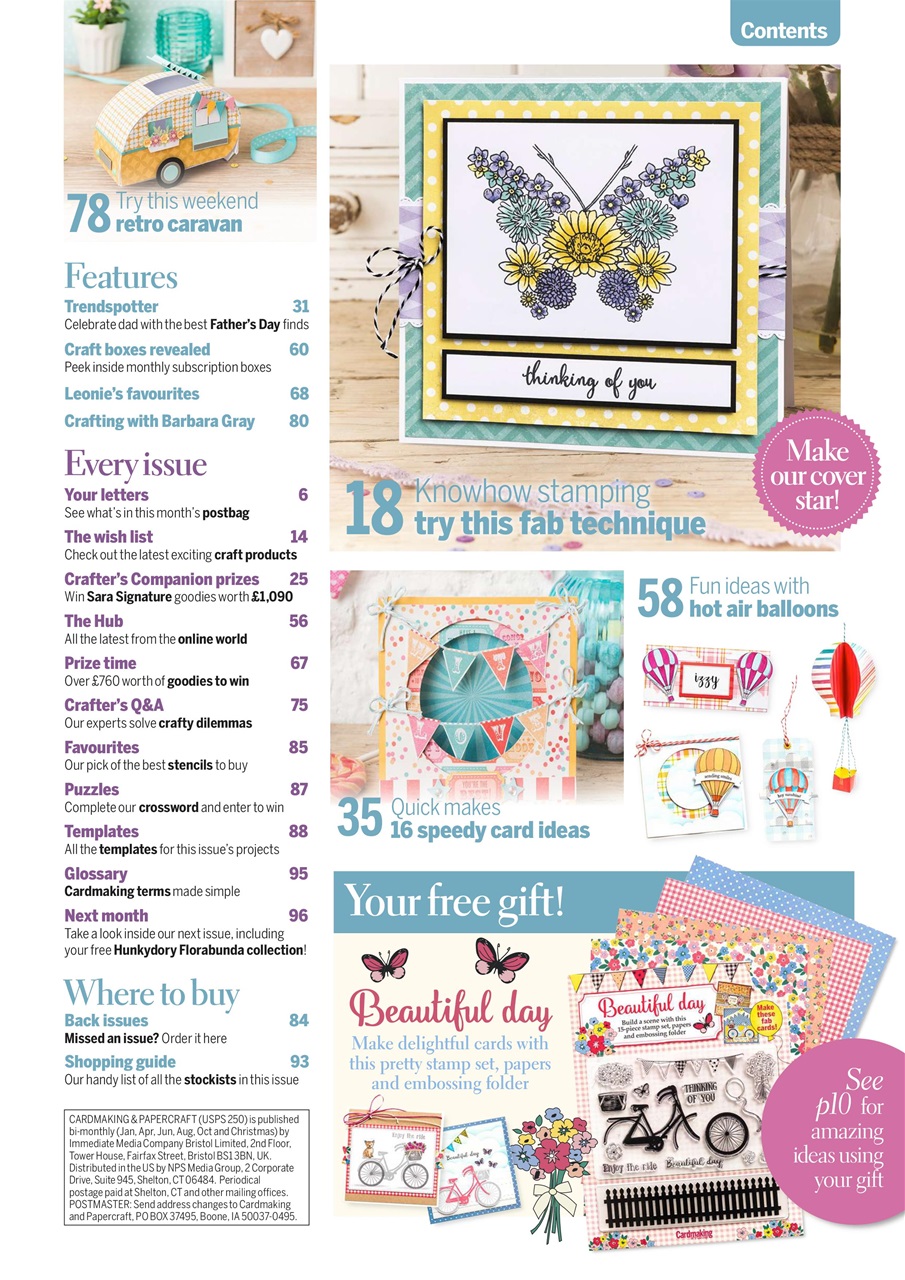 Cardmaking & Papercraft Preview Pages