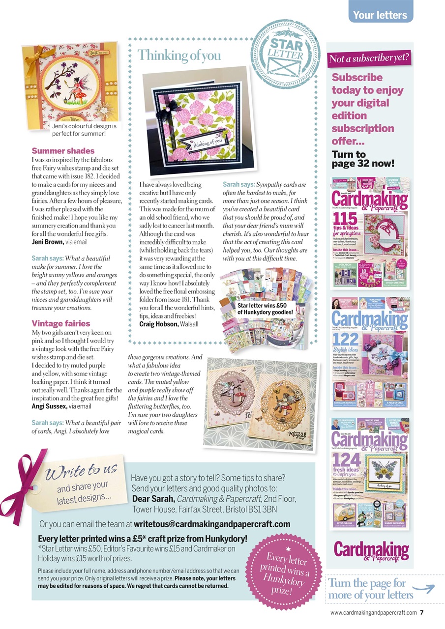 Cardmaking & Papercraft Preview Pages