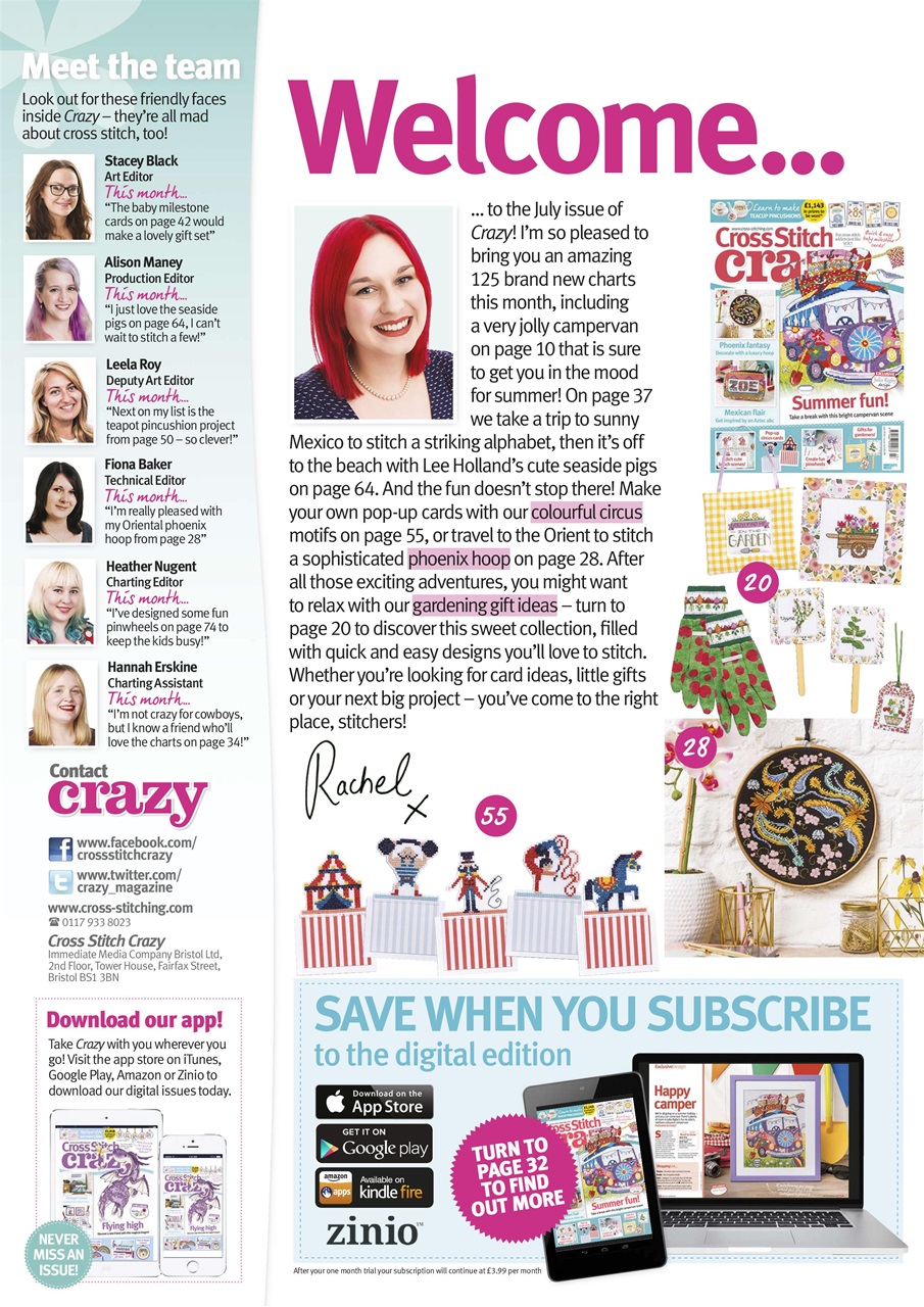 Cross Stitch Crazy Preview Pages