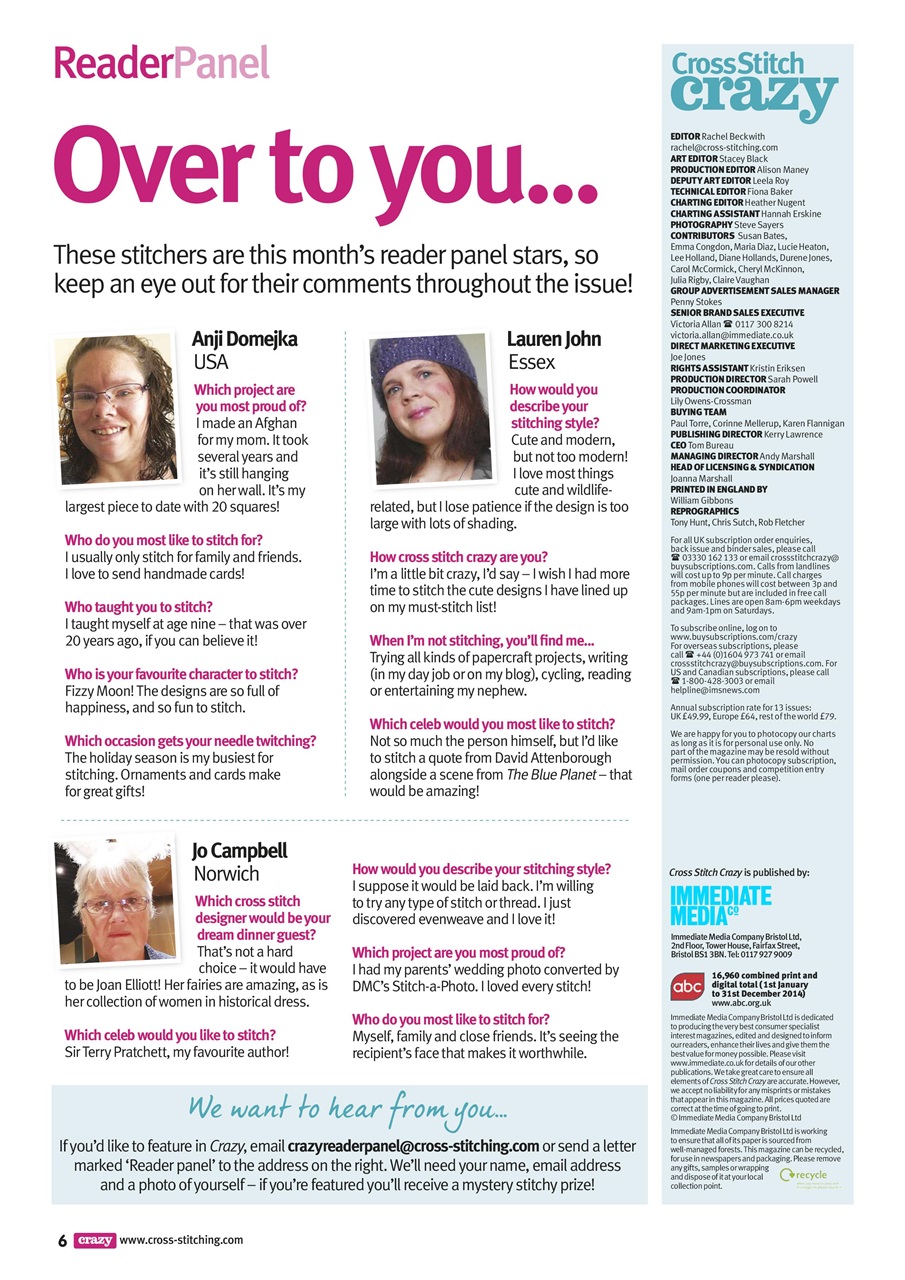 Cross Stitch Crazy Preview Pages