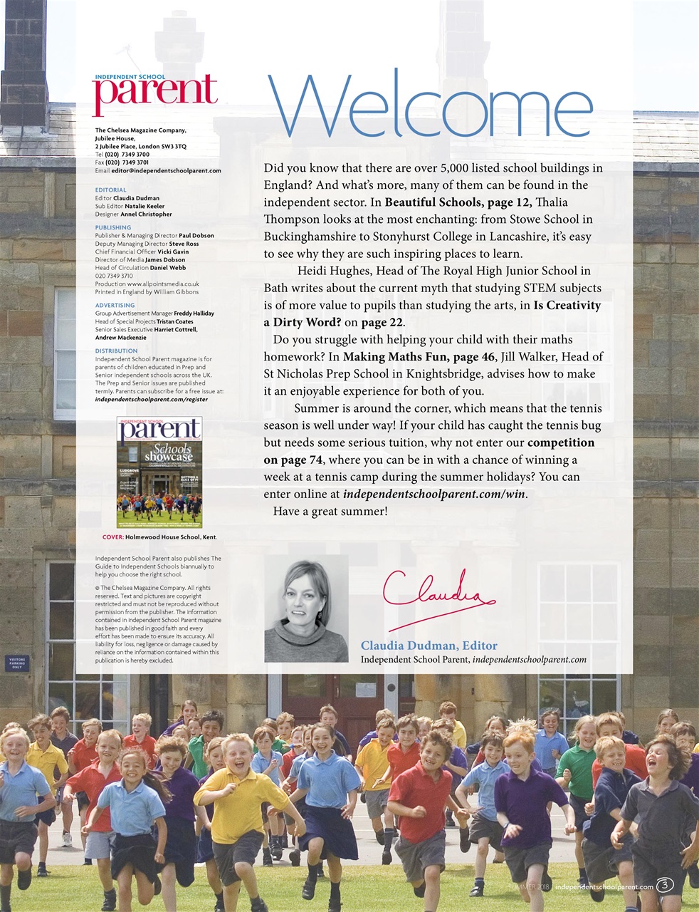 Independent School Parent Preview Pages