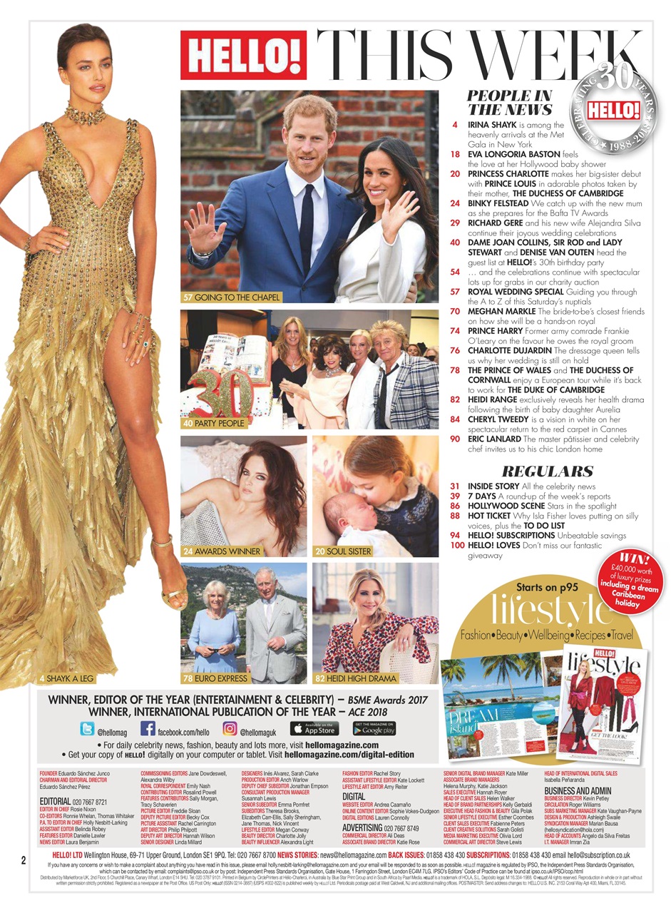 Hello! Magazine Preview Pages