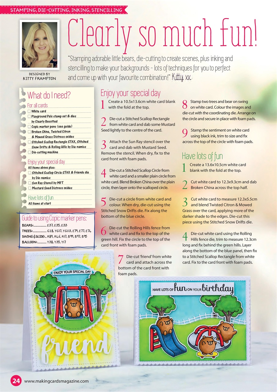 Making Cards & Papercraft Preview Pages