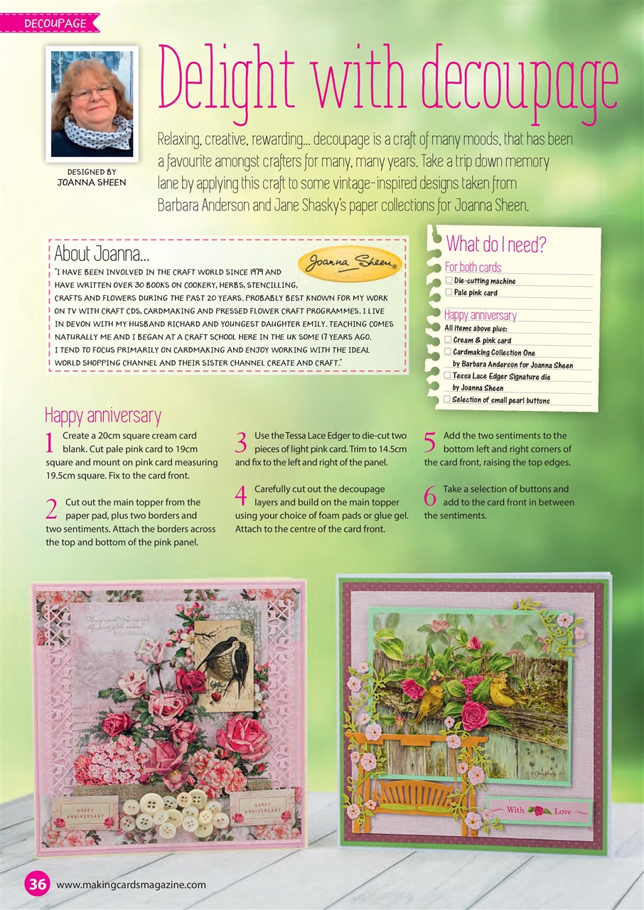 Making Cards & Papercraft Preview Pages