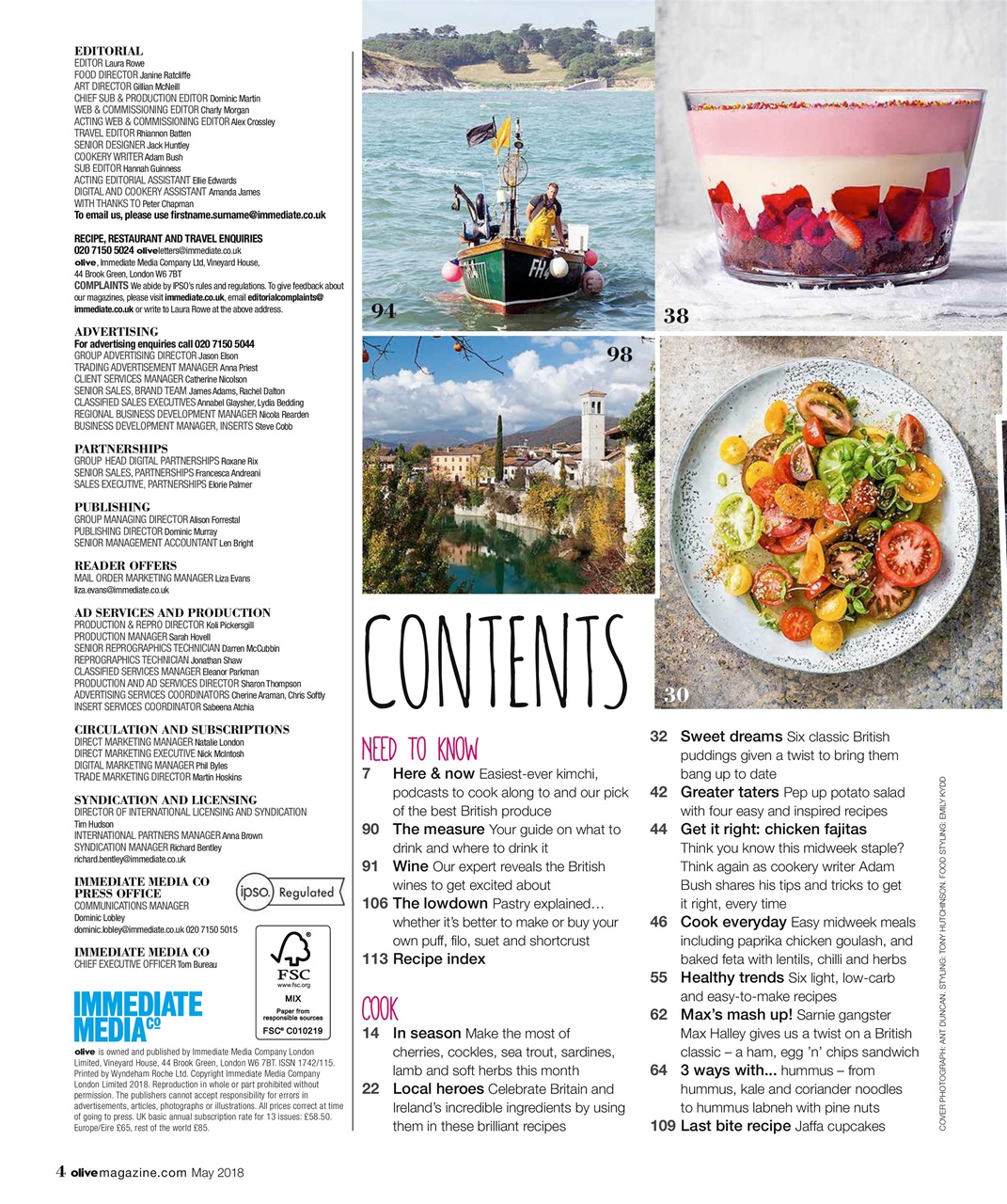 Olive Magazine Preview Pages