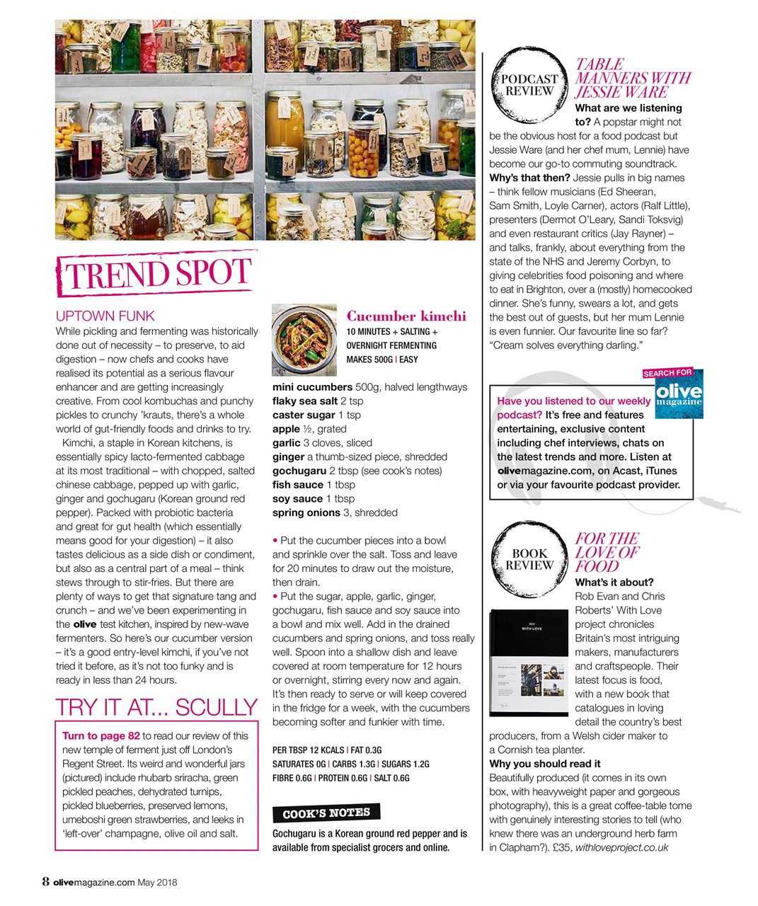 Olive Magazine Preview Pages