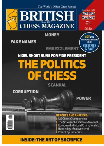 British Chess Magazine issue May 2018