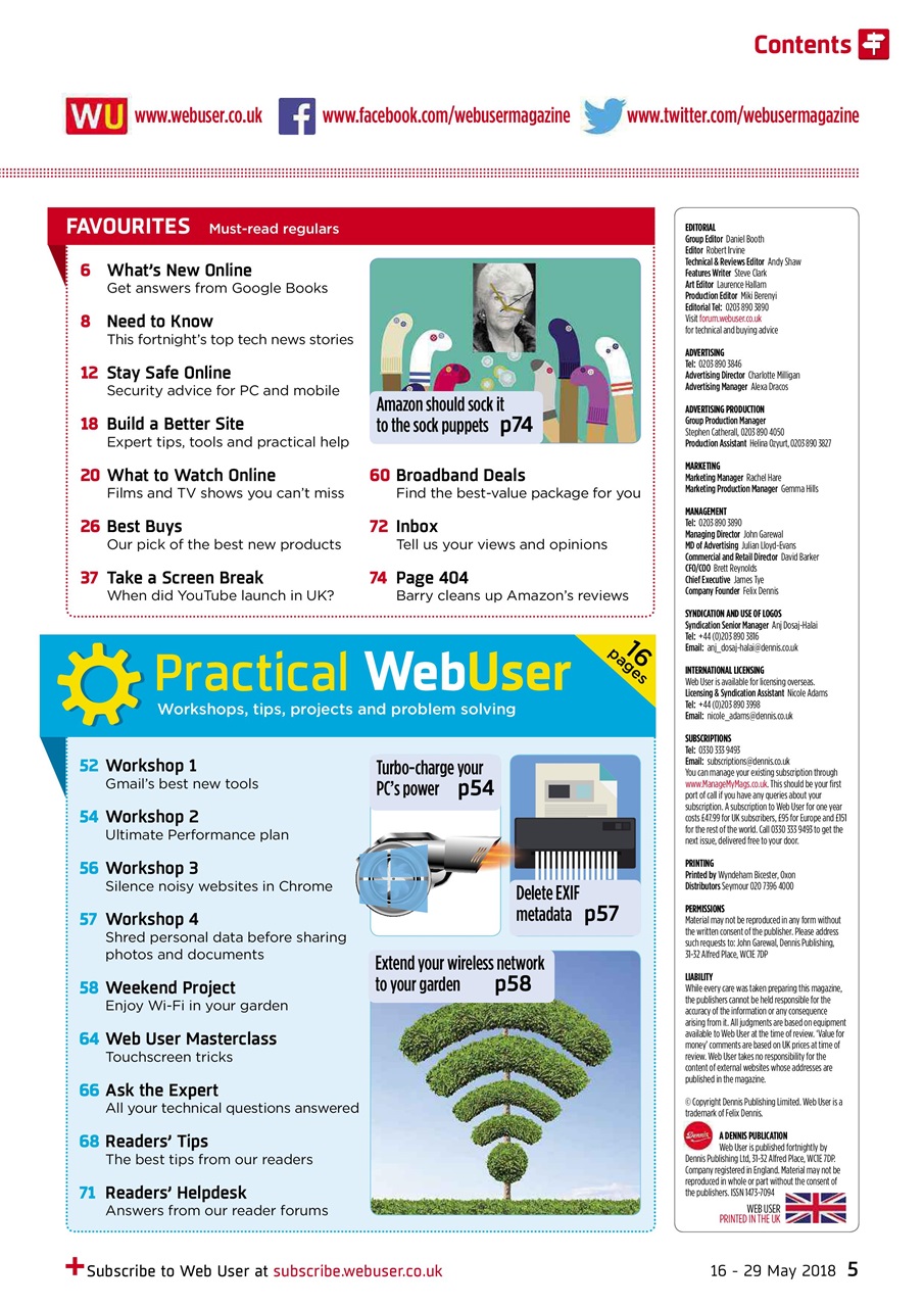 Webuser Preview Pages