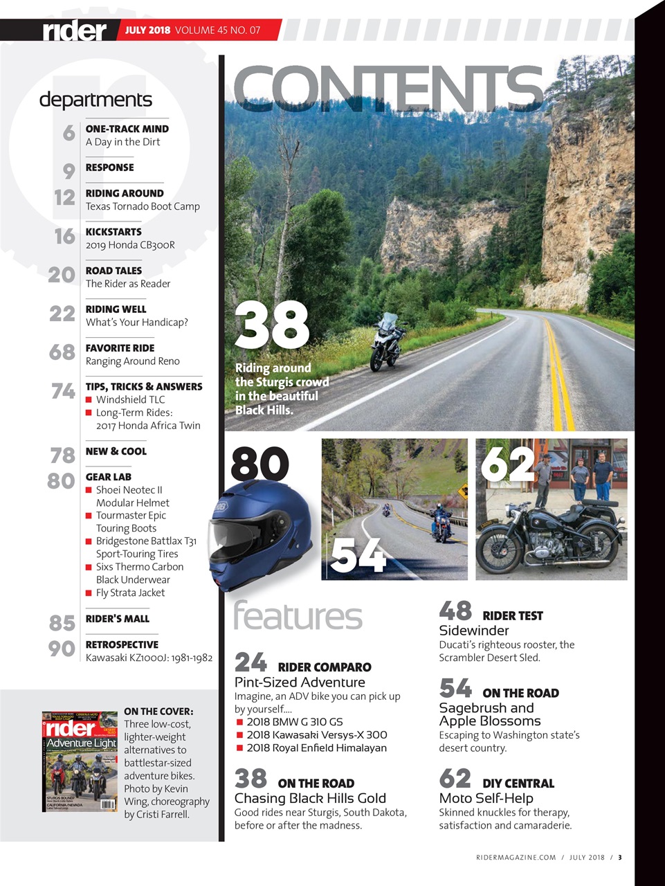 Rider Magazine Preview Pages