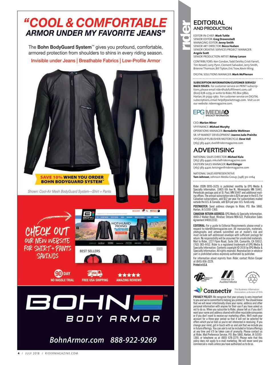 Rider Magazine Preview Pages