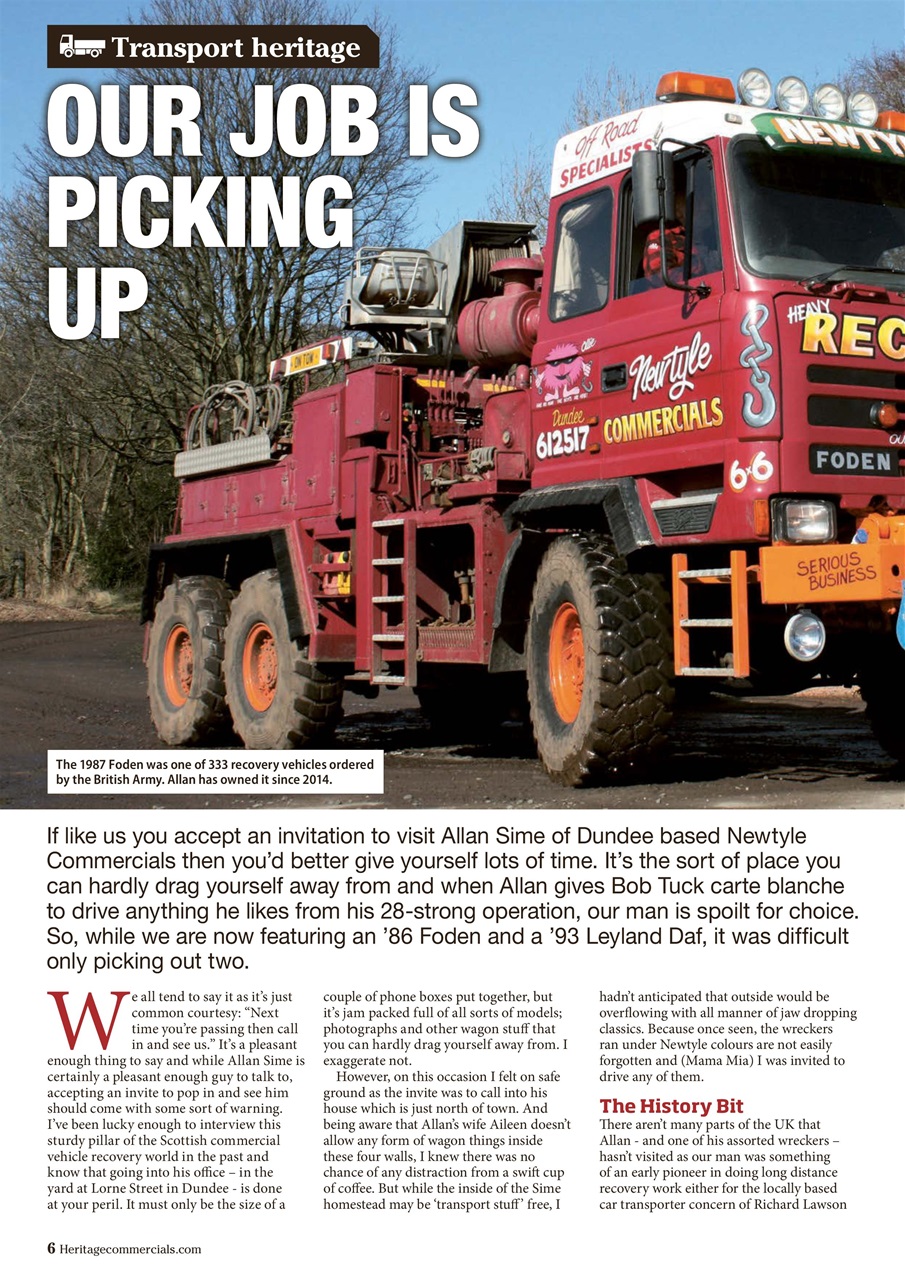 Heritage Commercials Magazine Preview Pages