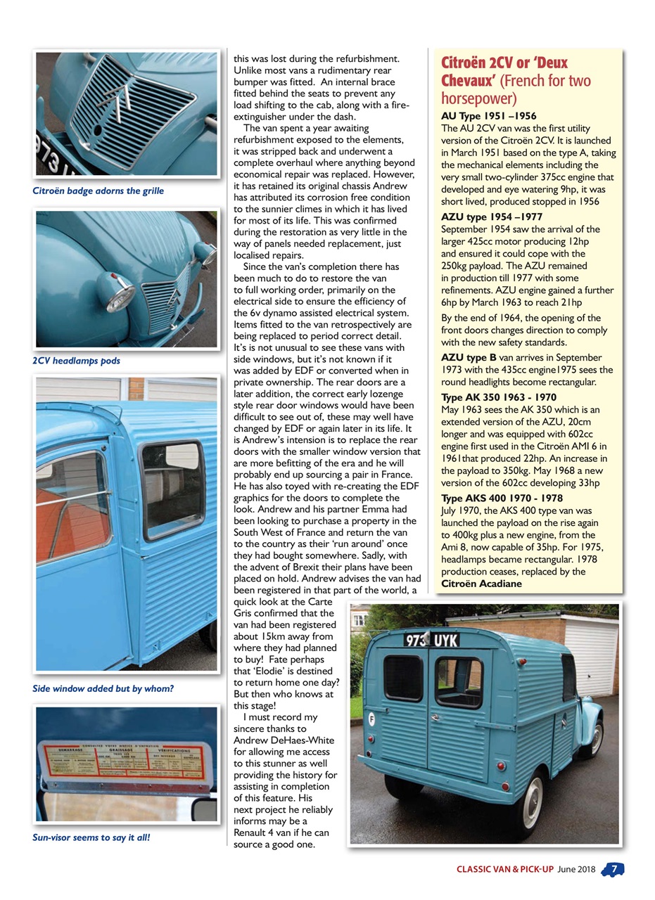 Classic Van & Pick-up Preview Pages