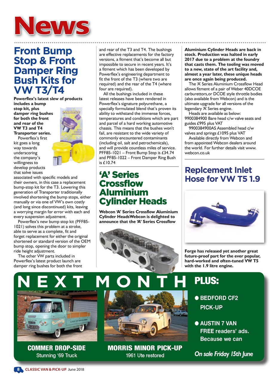 Classic Van & Pick-up Preview Pages