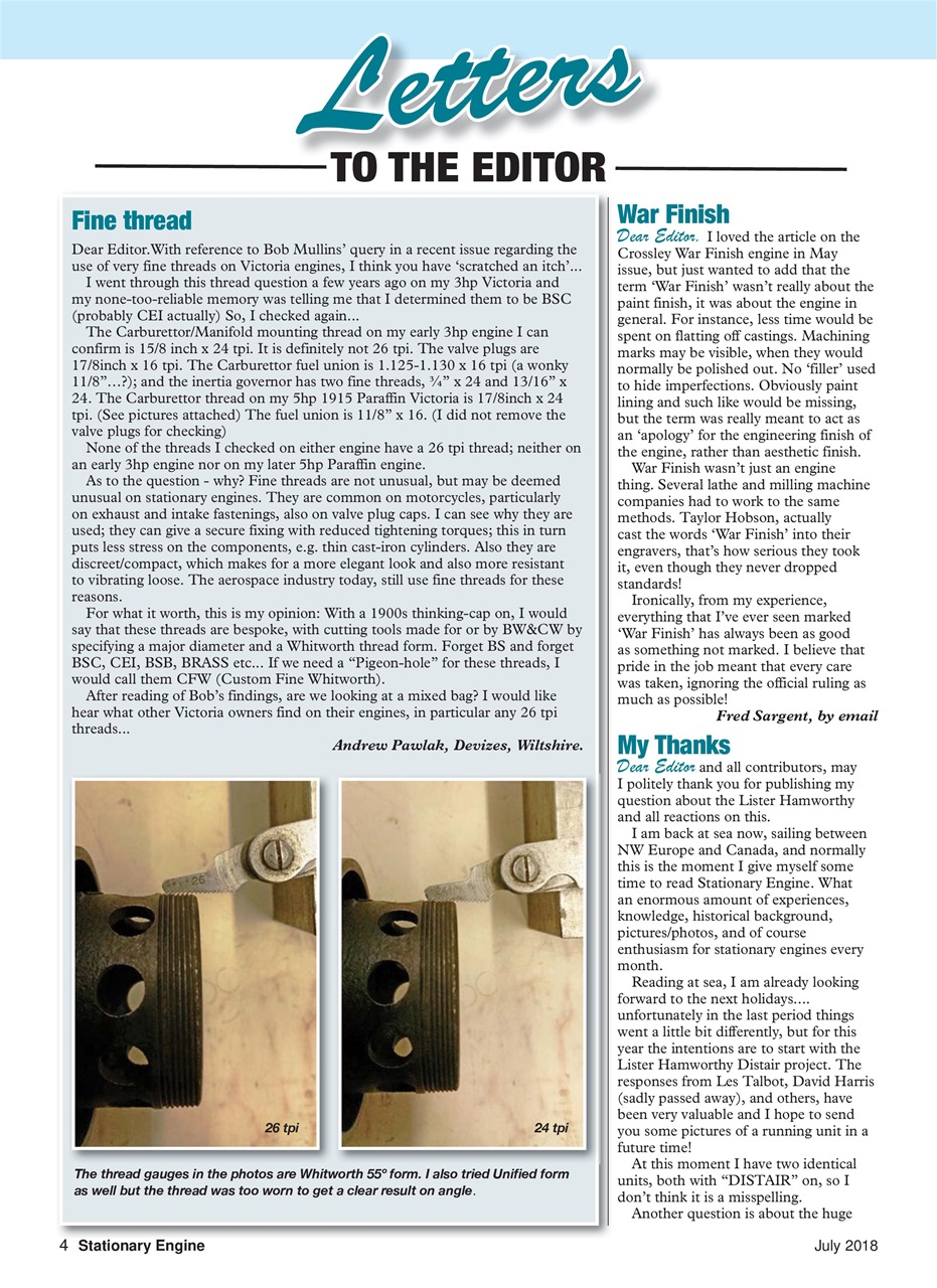 Stationary Engine Preview Pages