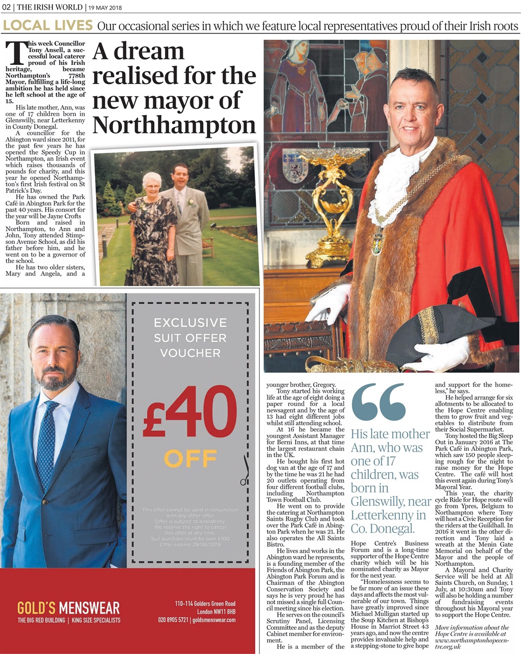 Irish World Preview Pages