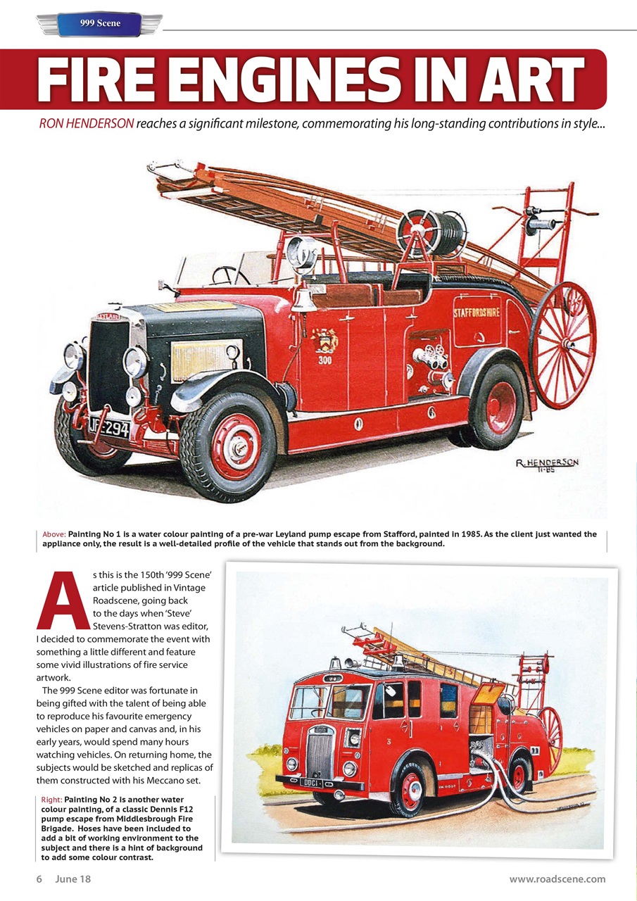 Vintage Roadscene Preview Pages