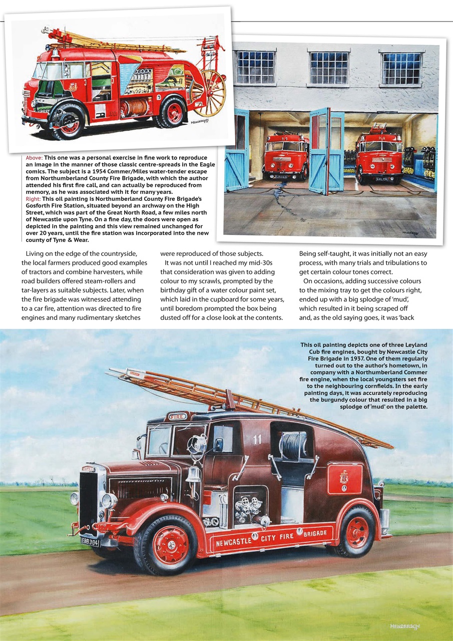 Vintage Roadscene Preview Pages