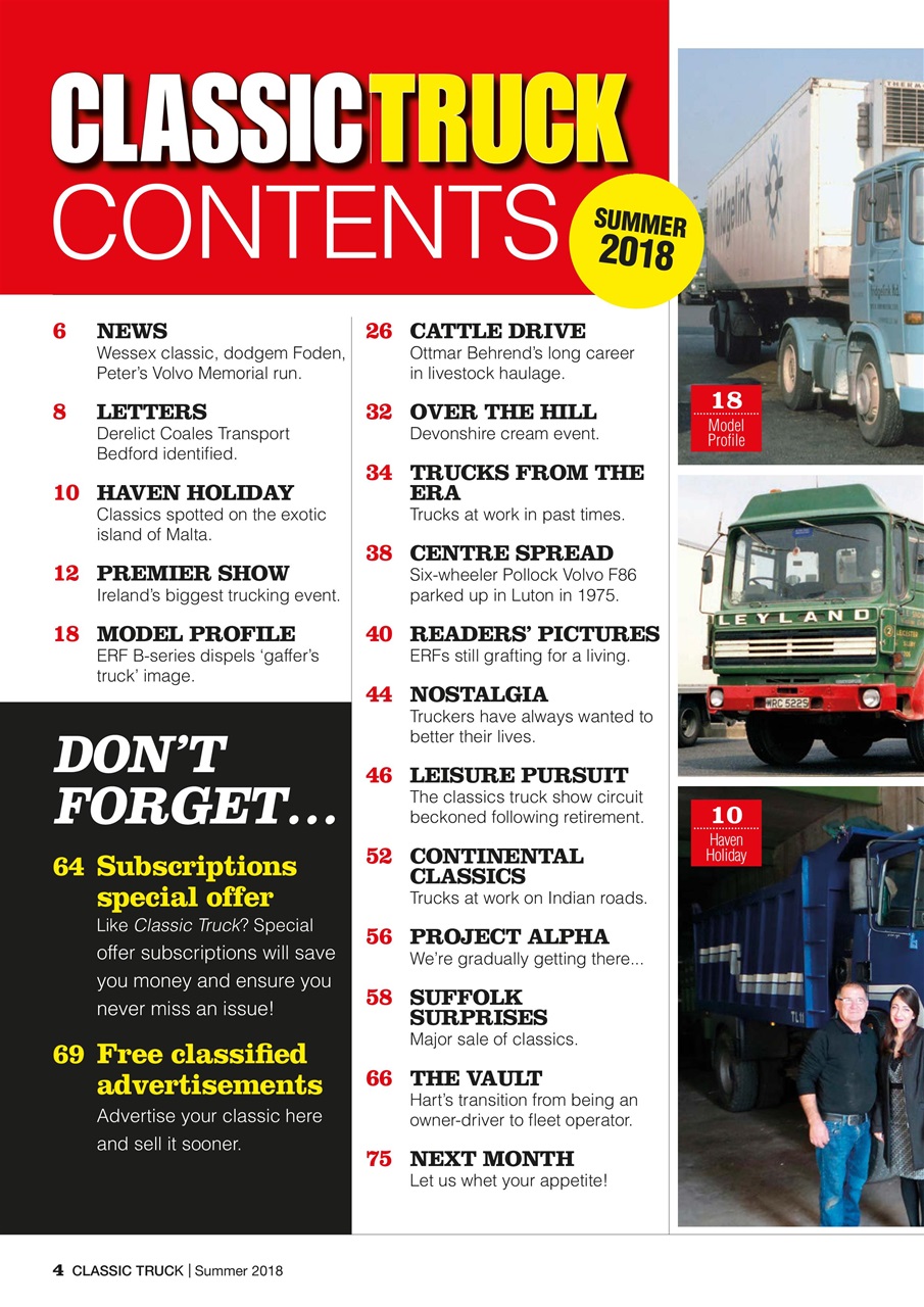 Classic Truck (OLD) Preview Pages
