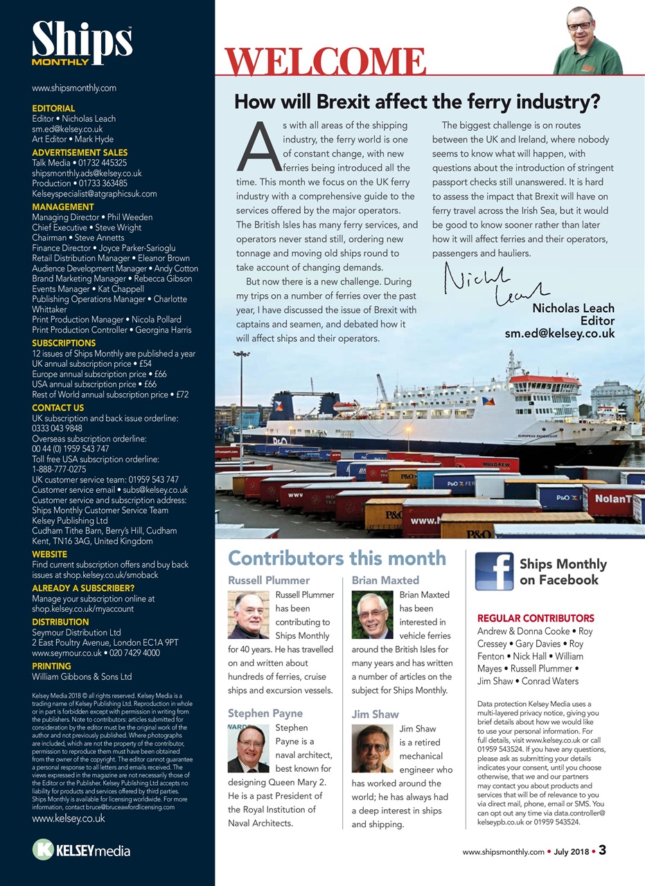 Ships Monthly Preview Pages