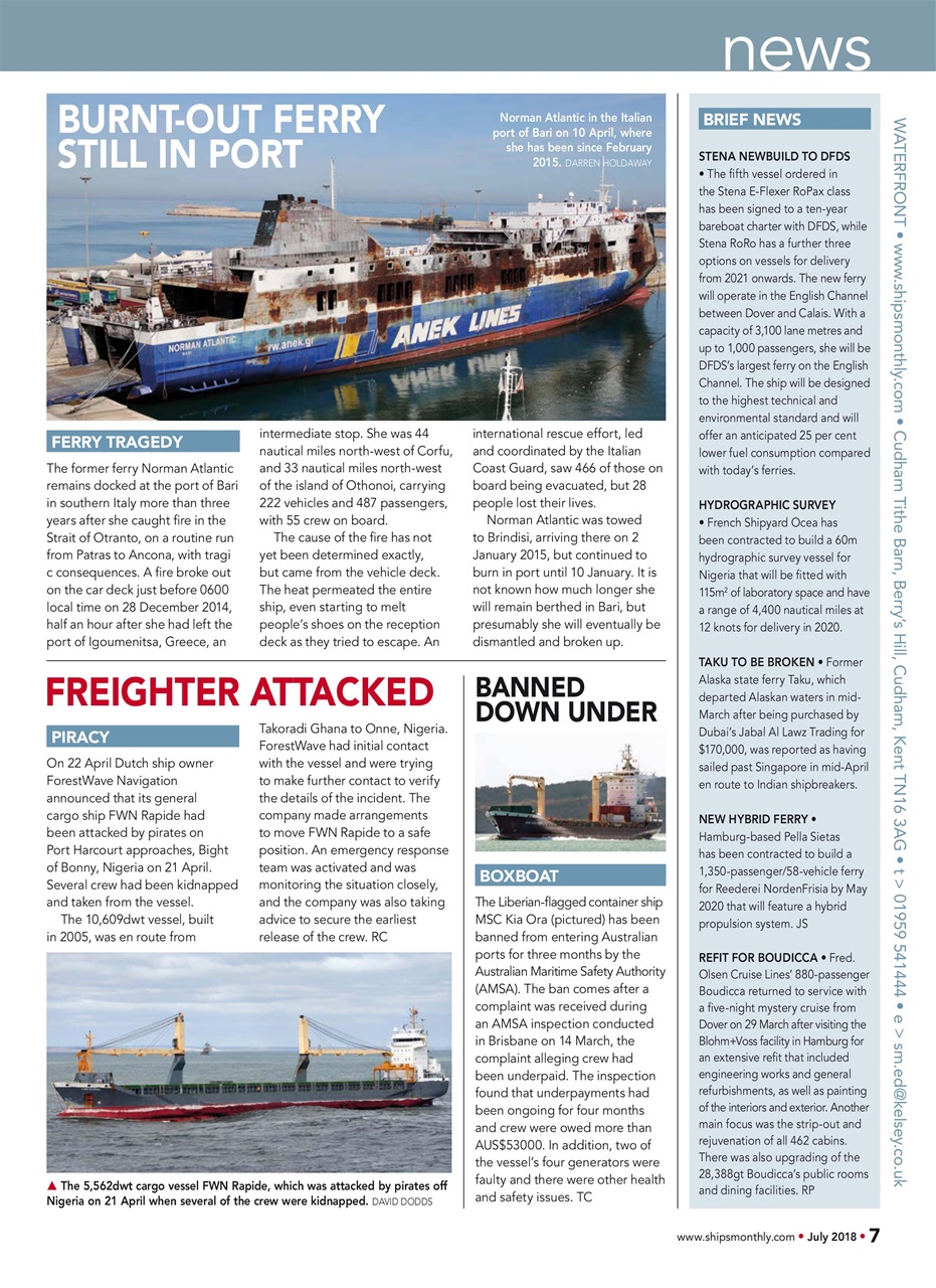 Ships Monthly Preview Pages