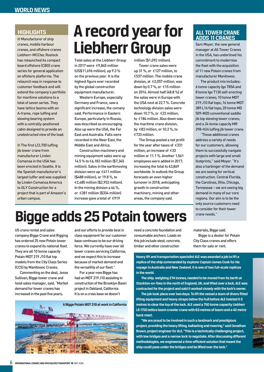 Int. Cranes and Specialized Transp Preview Pages