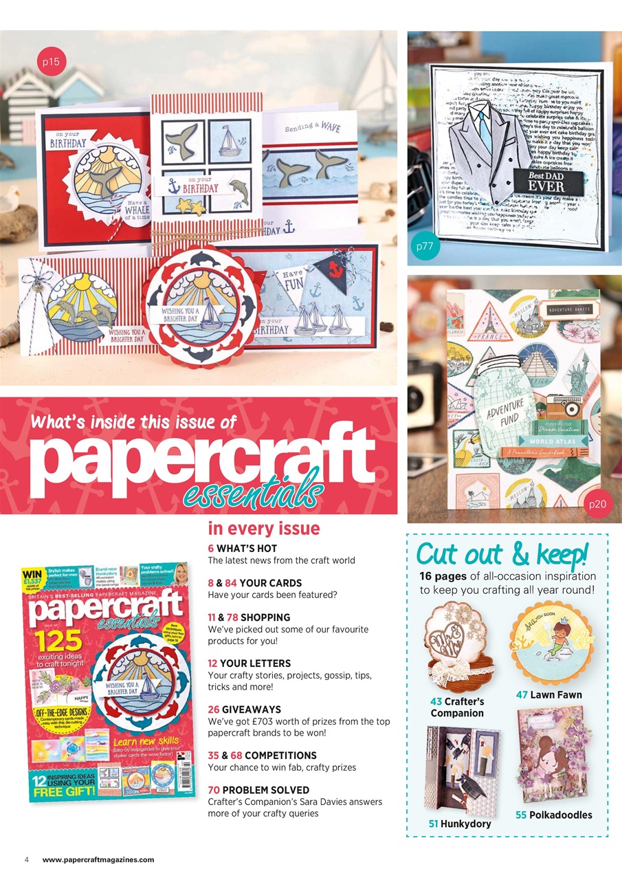 Papercraft Essentials Preview Pages