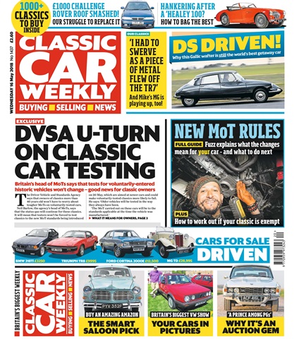 Classic Car Weekly issue 16th May 2018