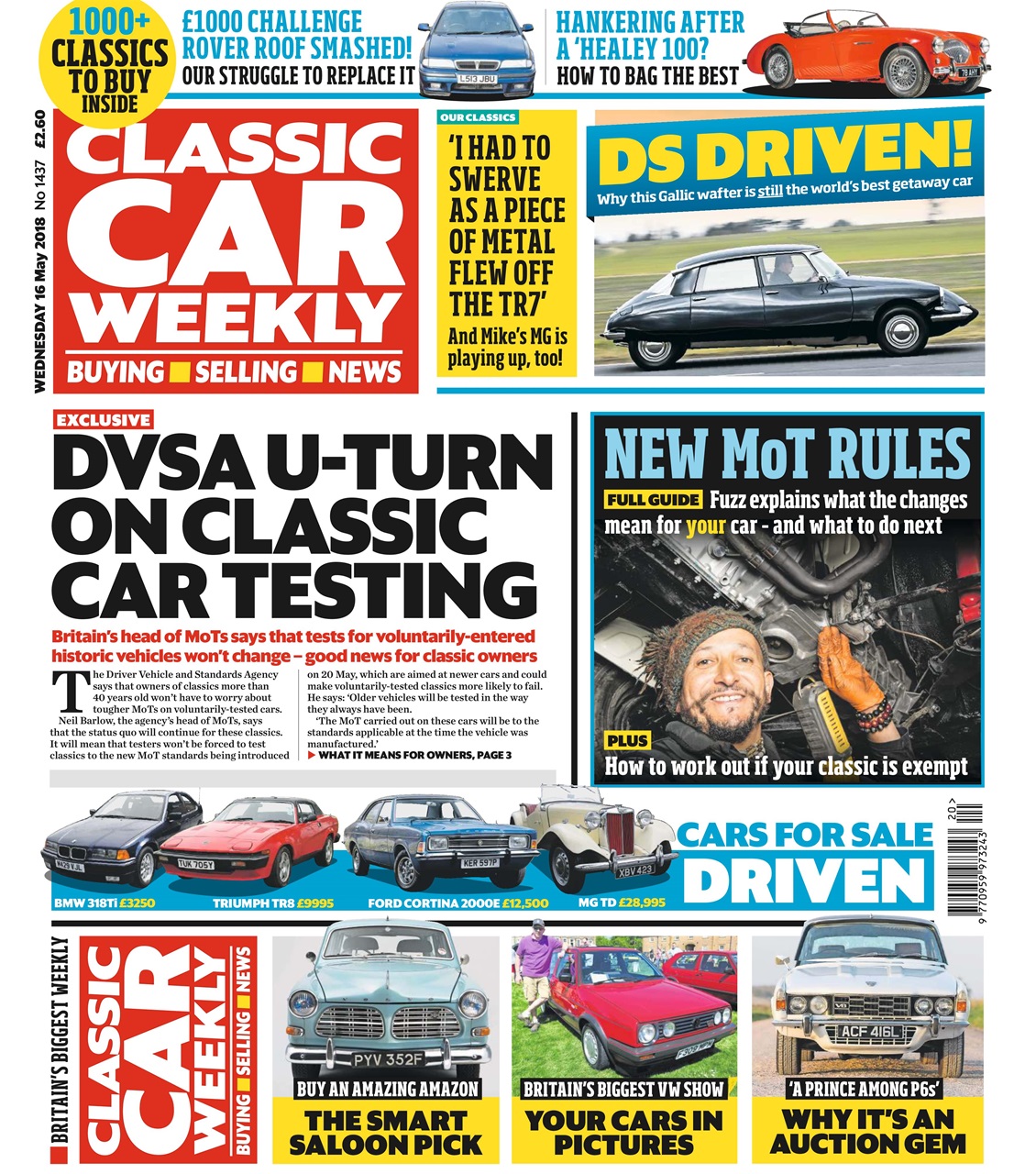 Classic Car Weekly Preview Pages