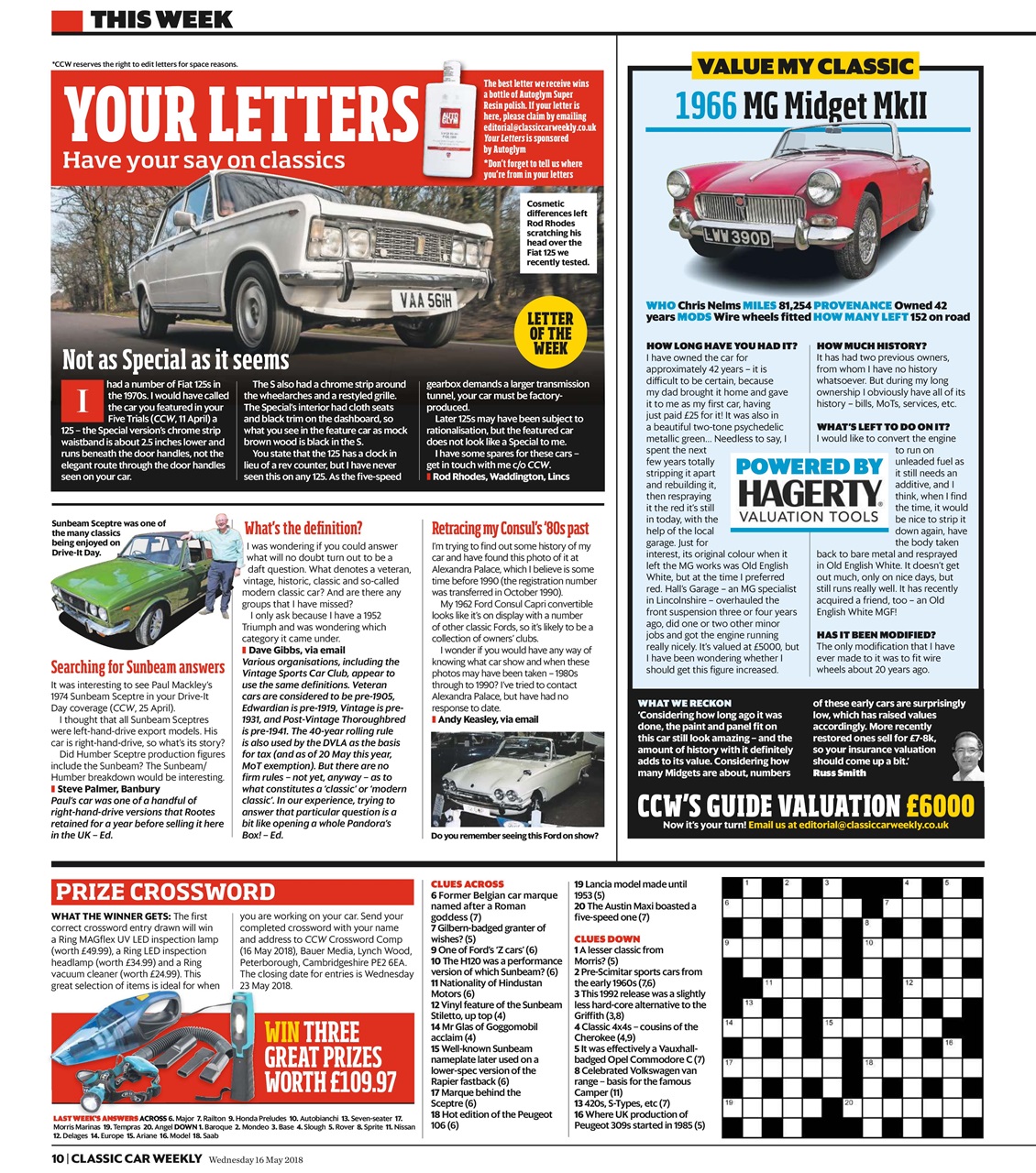 Classic Car Weekly Preview Pages