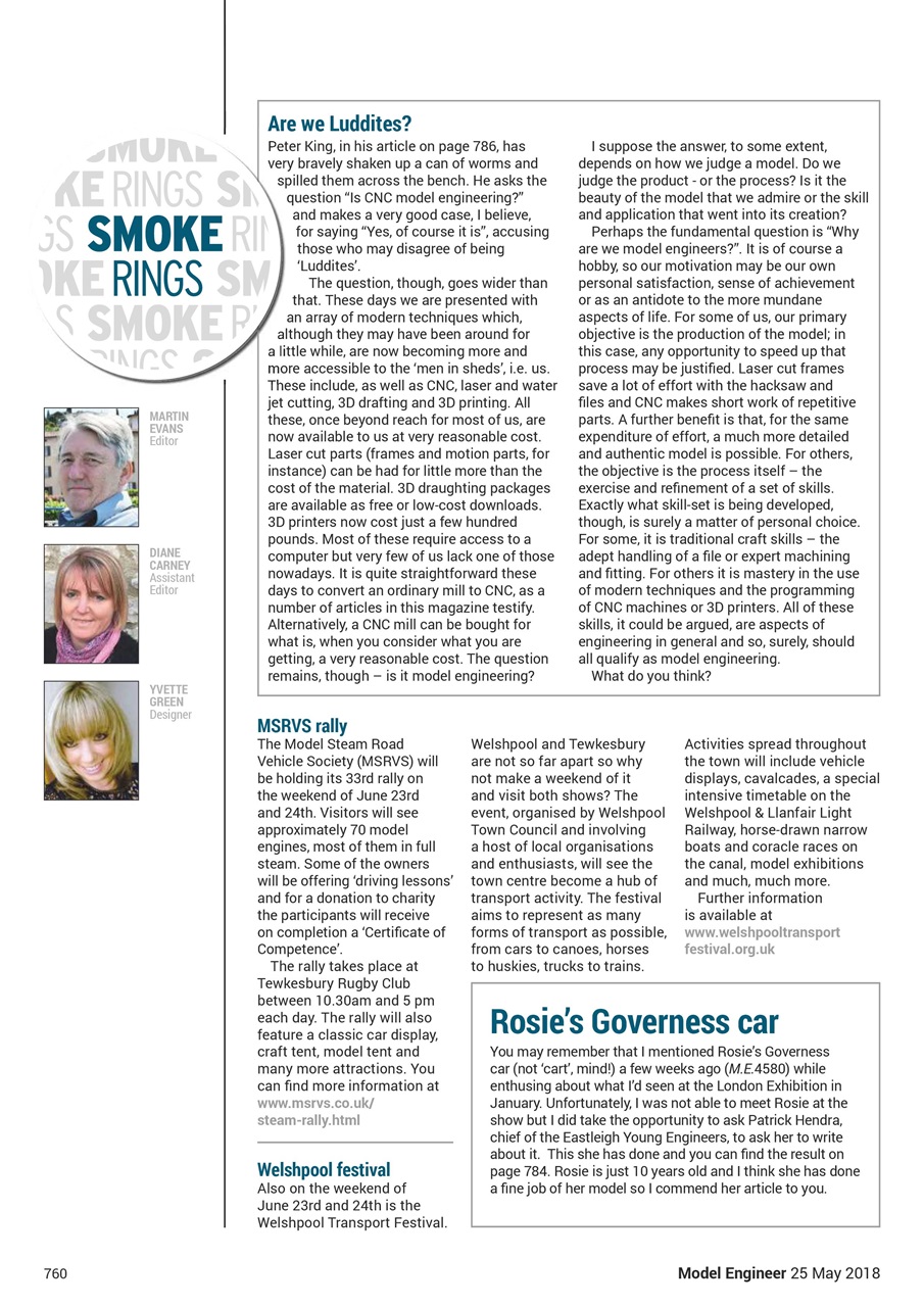 Model Engineer Preview Pages