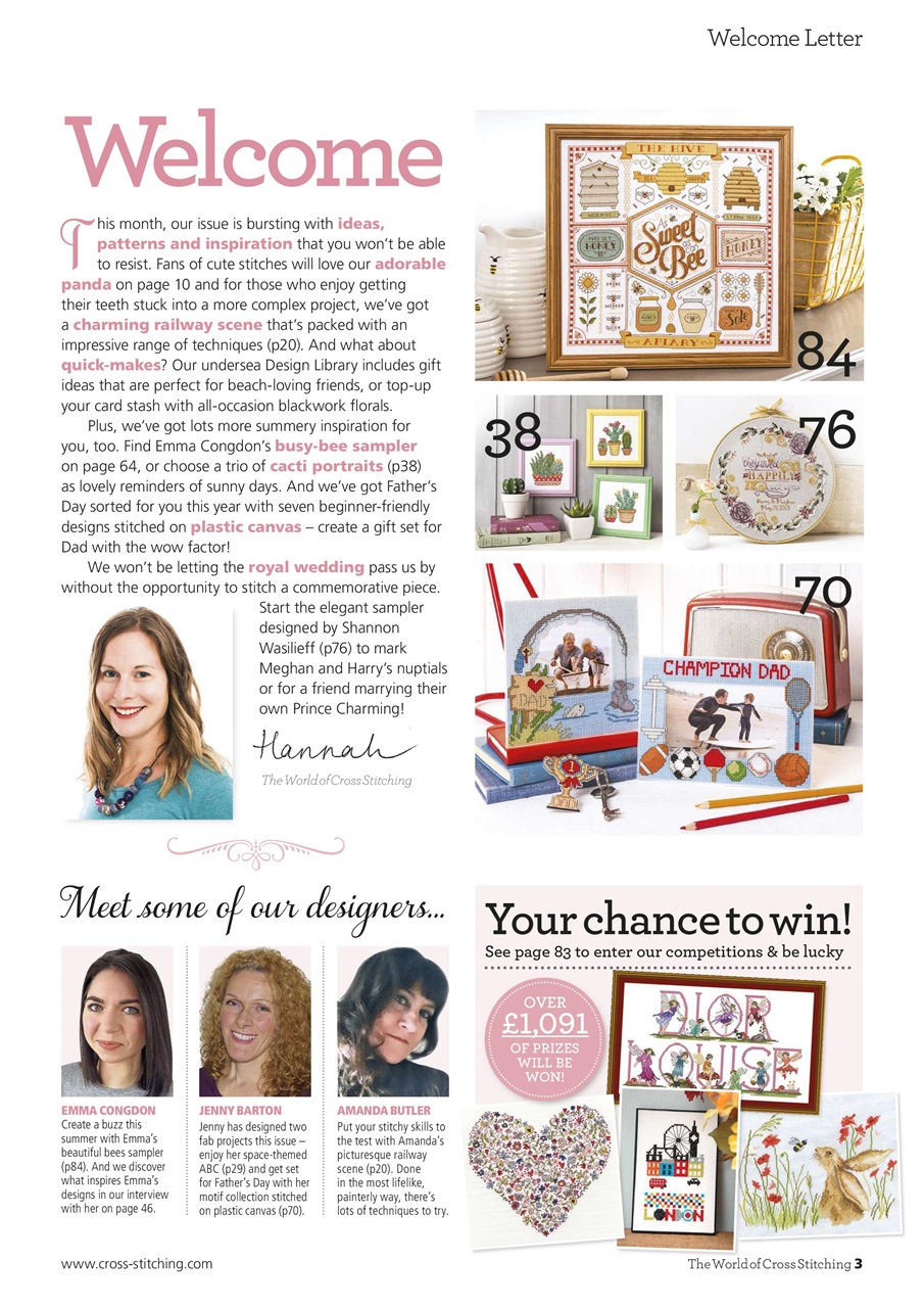 The World of Cross Stitching Preview Pages