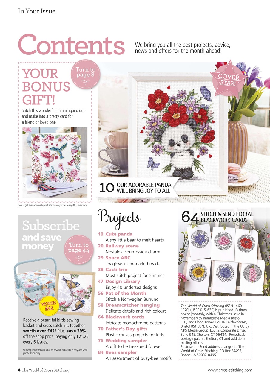 The World of Cross Stitching Preview Pages