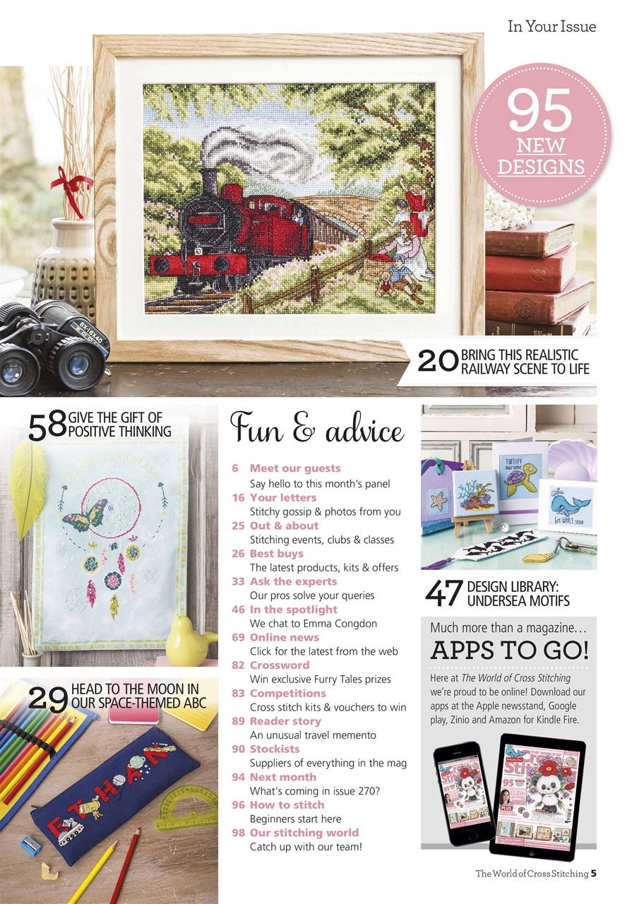 The World of Cross Stitching Preview Pages
